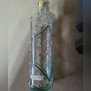 Casafina Hands Painted Wine Bottle